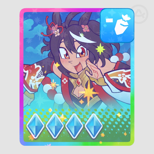 Kitasan Black SSR Holo Sticker