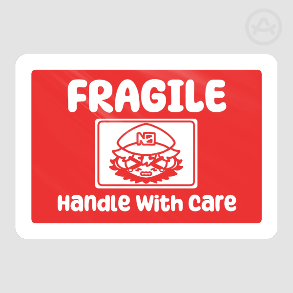 Seitarou fragile handle with care Sticker