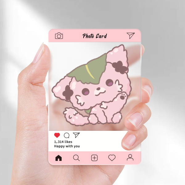 Bloomie Transparent Photocard