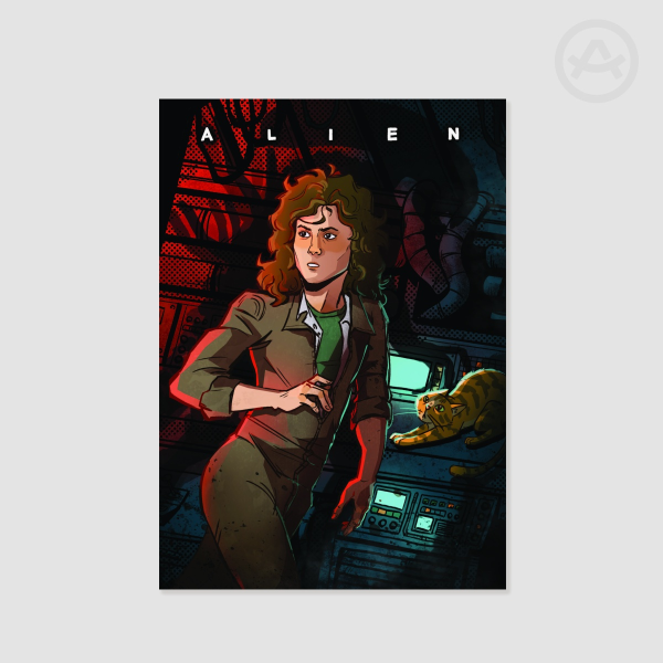 Alien Ripley A5 PRINT