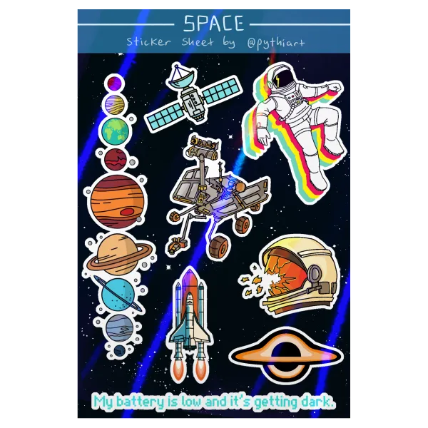 Space - Sticker Sheet