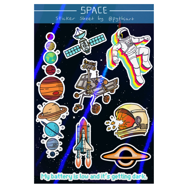 Space - Sticker Sheet
