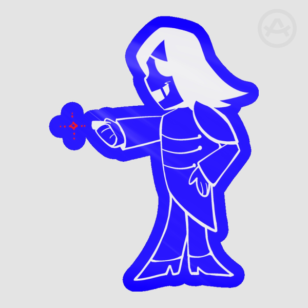 I haveth laser pointer rouxls kaard sticker