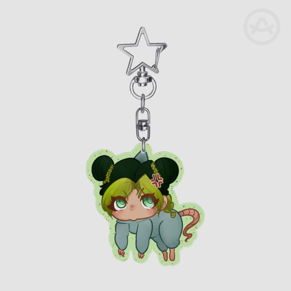 Jolyne Rat Keychain - JJBA