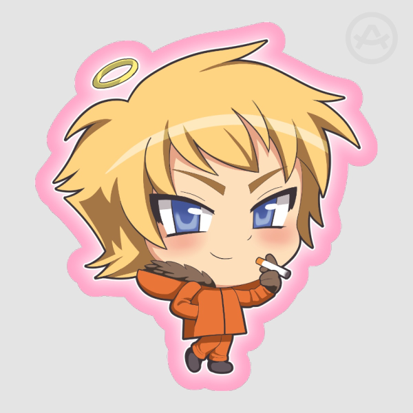 Kenny Anime Sticker