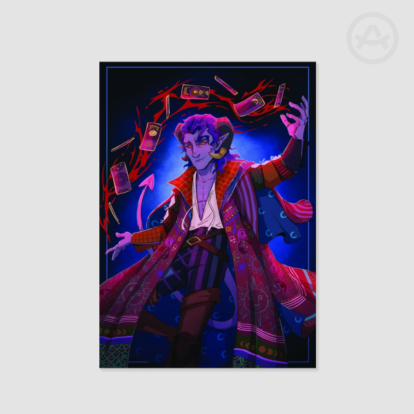 Mollymauk Mighty Nein A5 Print