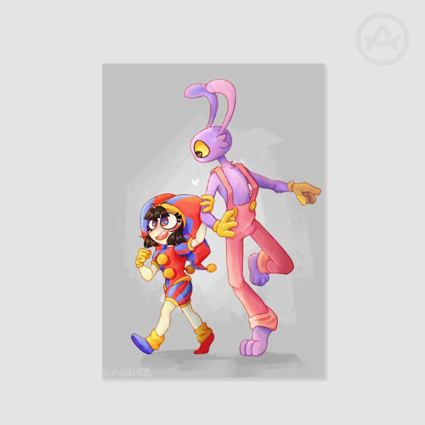 Adventuring Funnybunny Poster