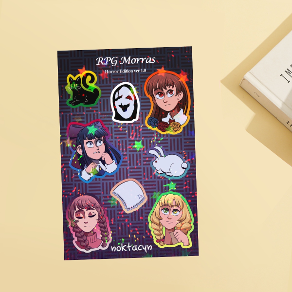 RPGirlies Paper Sticker Sheet