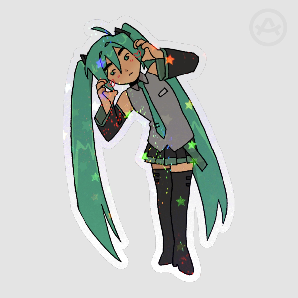 Hatsune Miku - Glitter Sticker