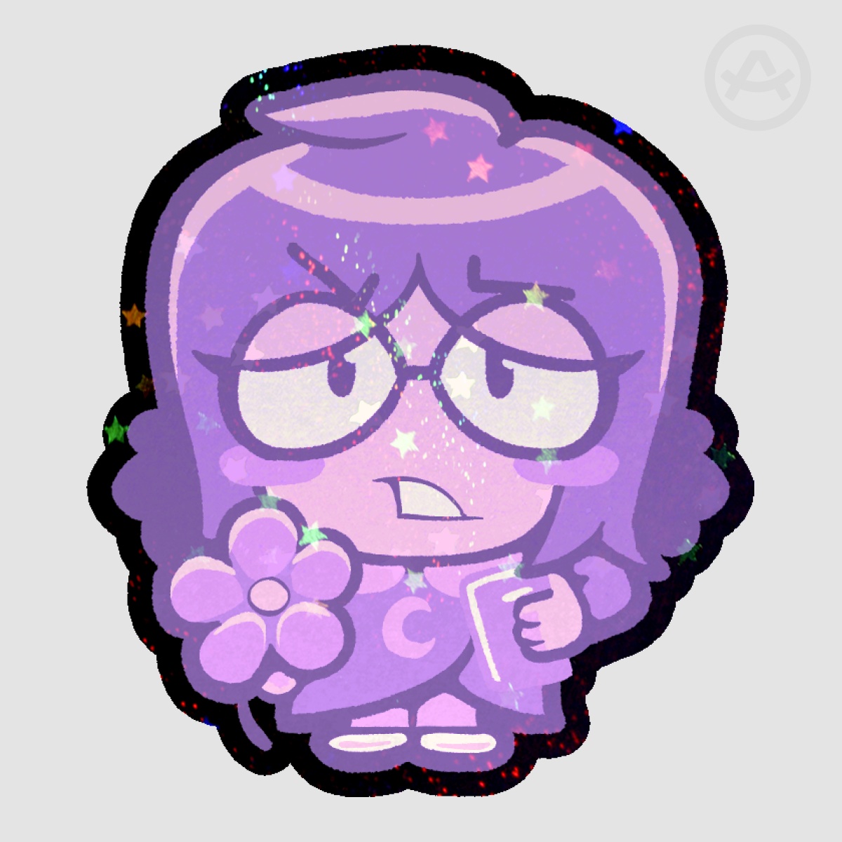 Seth Flower Holo Sticker