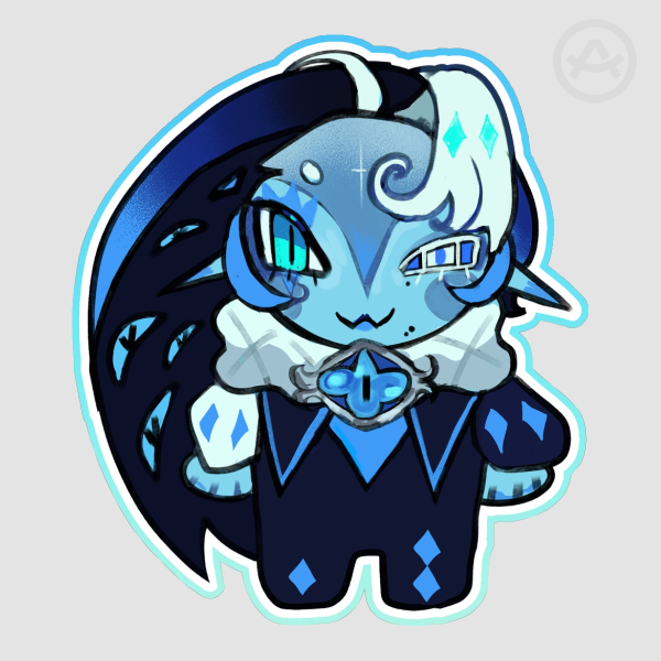 Mini Shadow Milk Cookie (no tail ver.) ☆ Cookie Run Kingdom