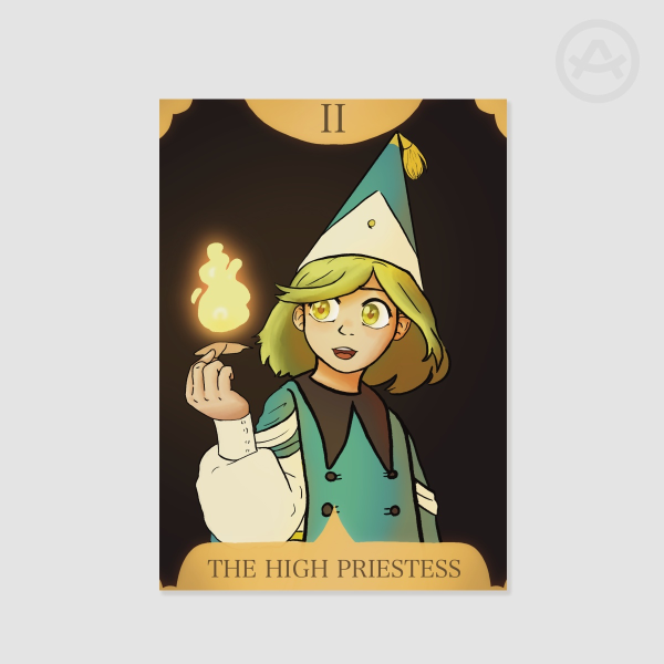 coco tarot high priestess poster Poster