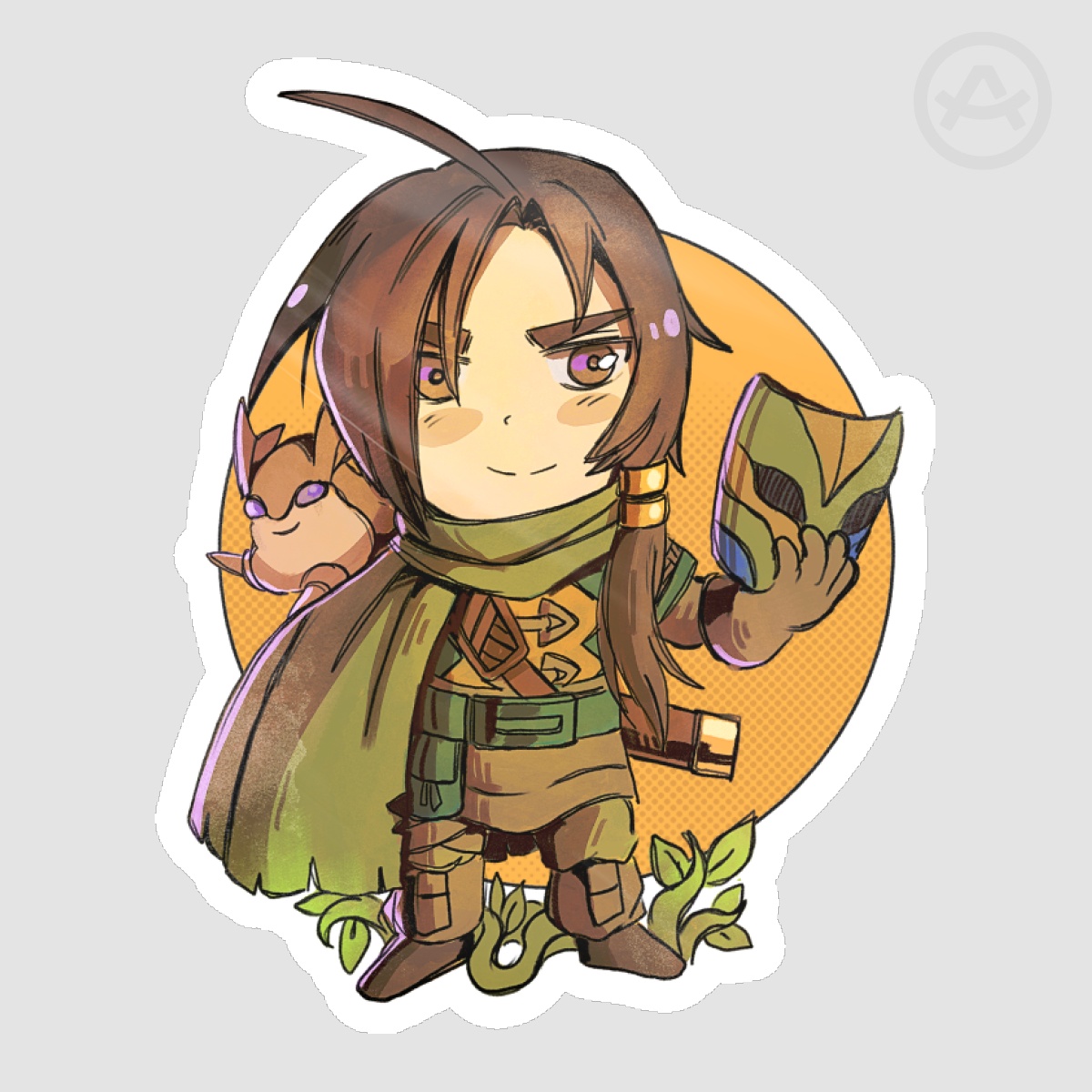 Felix Golden Sun Sticker
