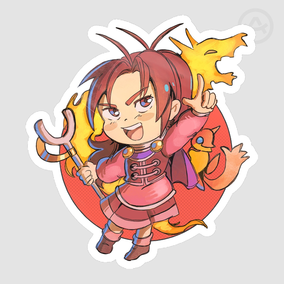 Jenna Golden Sun Sticker