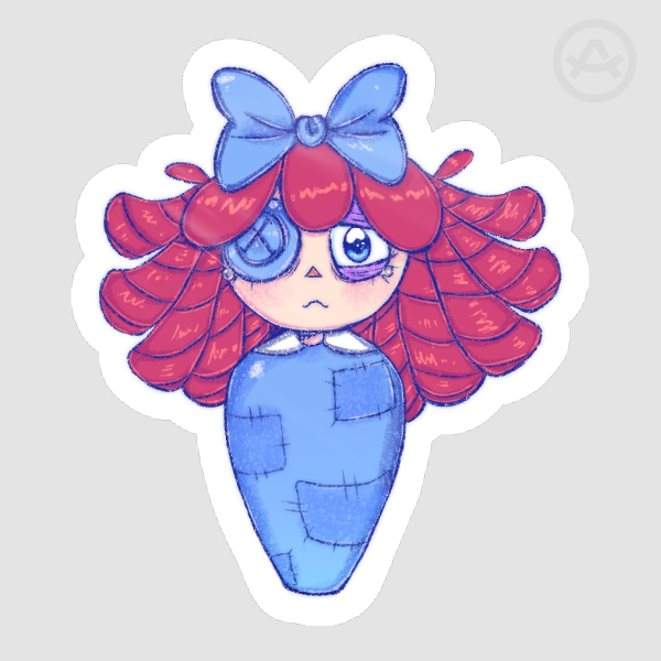 Tadc Ragatha Bowling Pin Sticker