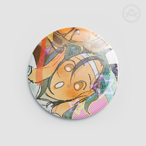 Lan Jingyi - Cuddle Pile Badge (Button Pins)