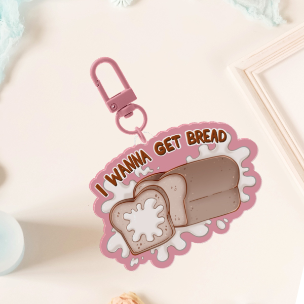Get Bread Acrylic Keychain