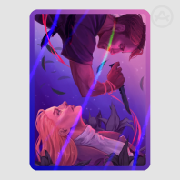 Court and Eva, SixStratt | Sticker
