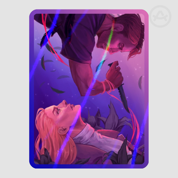 Court and Eva, SixStratt | Sticker