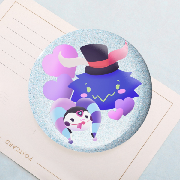 Fizzarozzie Holographic Badge Button