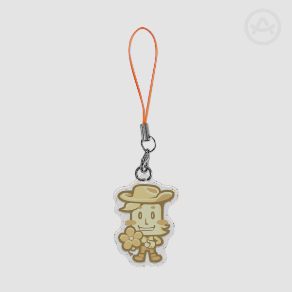 Yellow Flower Phone Charm