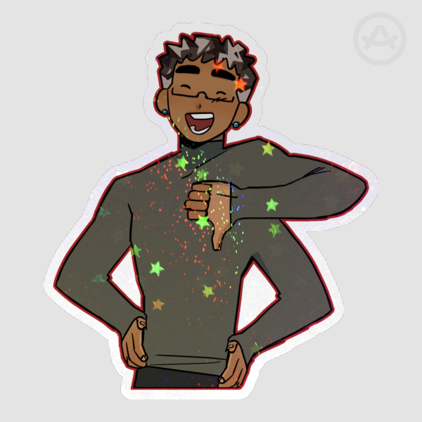 Thumb's up, Baby - Glitter Sticker