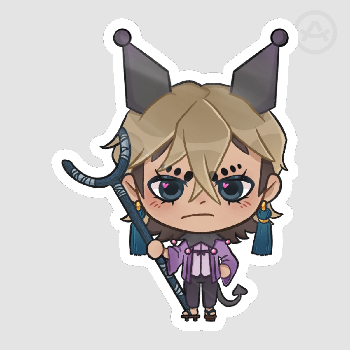 Die Cut Stickers Zanka Kuromi