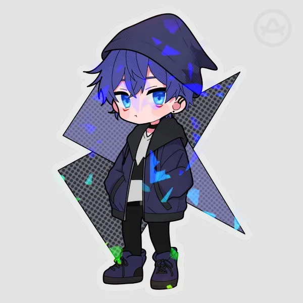 Casual RiiKami Vinyl Die Cut Sticker
