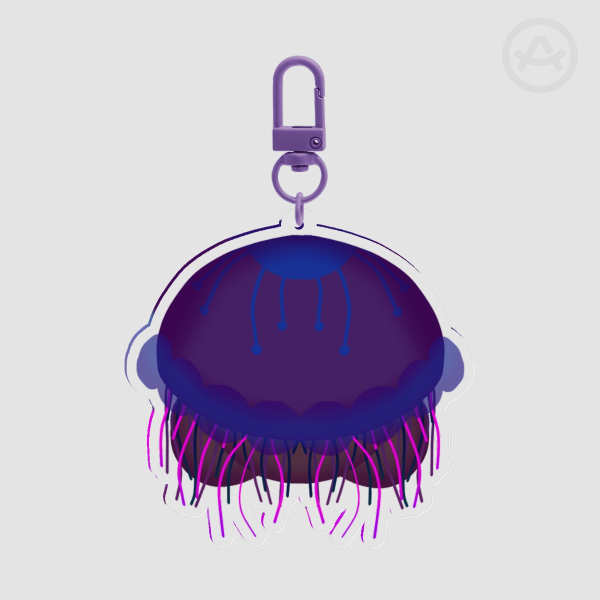 Ti Acrylic Keychain