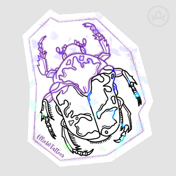 EllieWTattoos Business Sticker