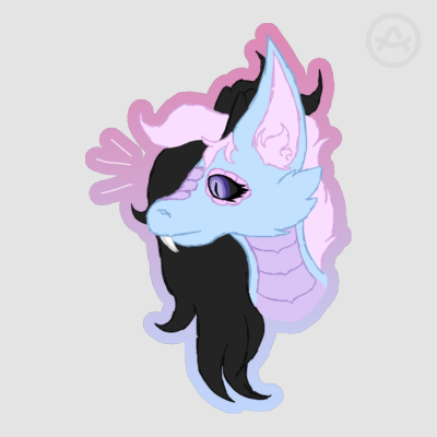 Sassy Colored Edge Sticker