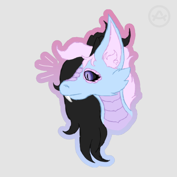 Sassy Colored Edge Sticker