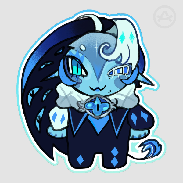 Mini Shadow Milk Cookie (tail ver.) ☆ Cookie Run Kingdom