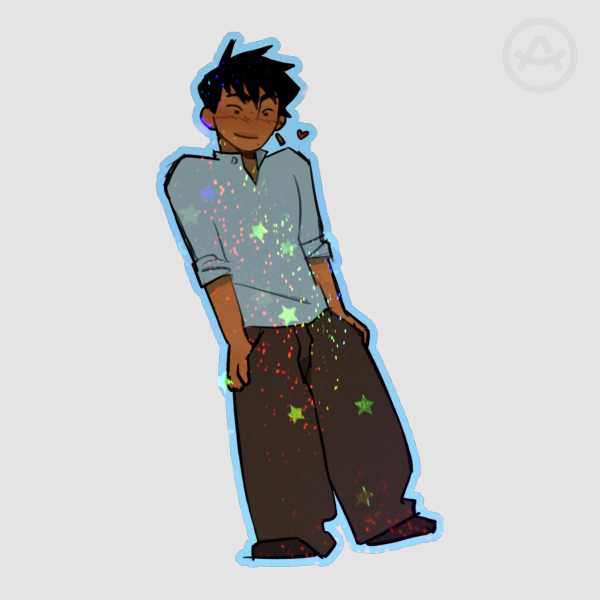 Nicholas D. Wolfwood - Glitter Sticker