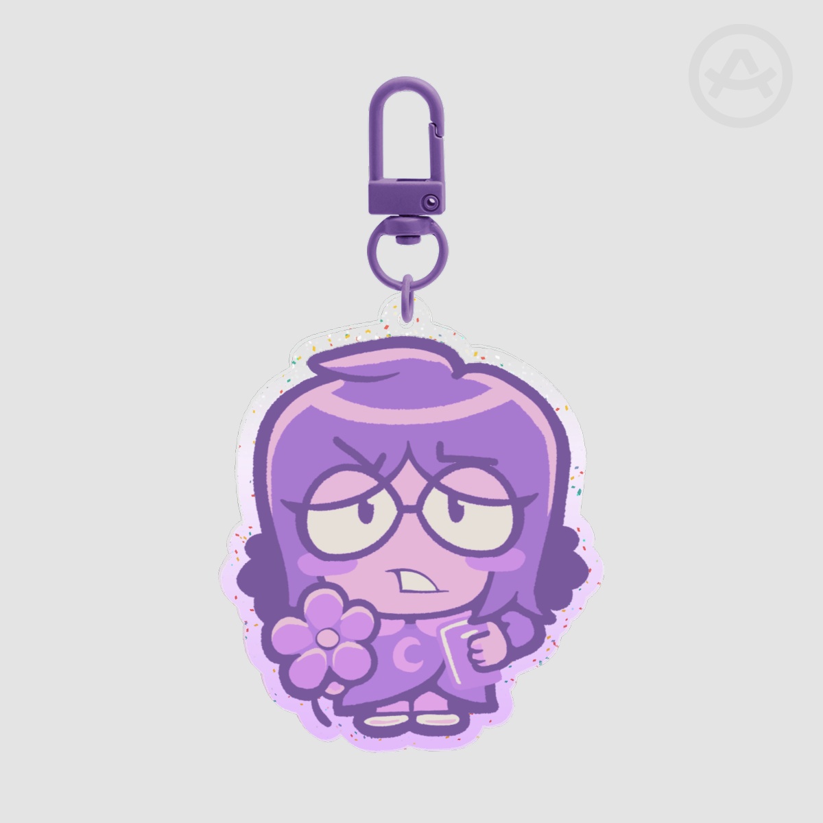 Seth Flower Keychain