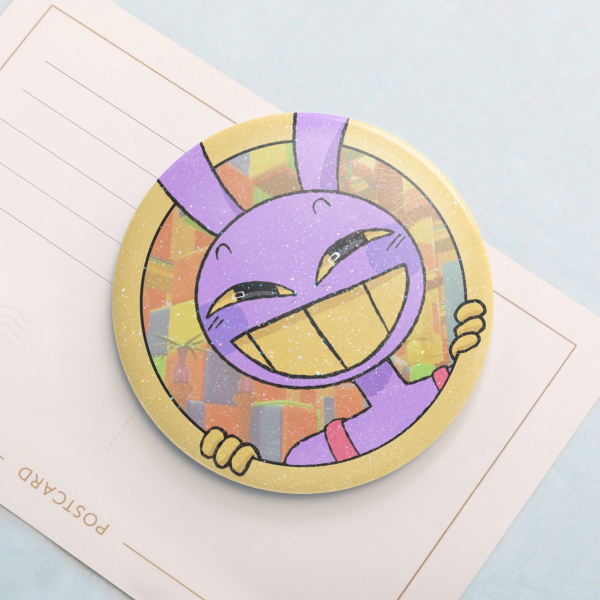 Jax breaking the 4th wall (Button Pin)