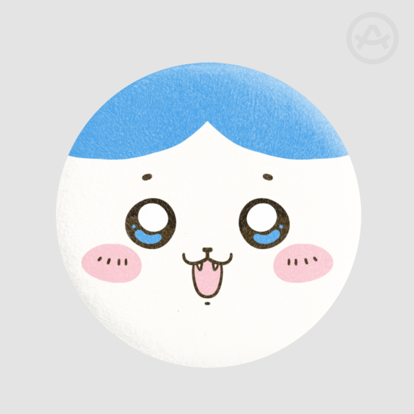 Hachiware Plush Badges