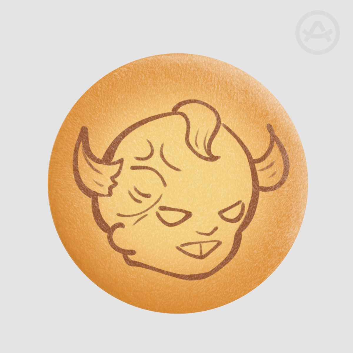 Franco Barbi Biscuit Plush Badge