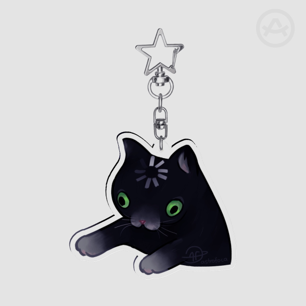 Loading Cat Keychain