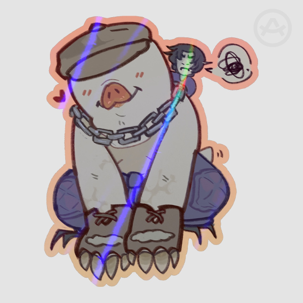 Mo and Krill Sticker