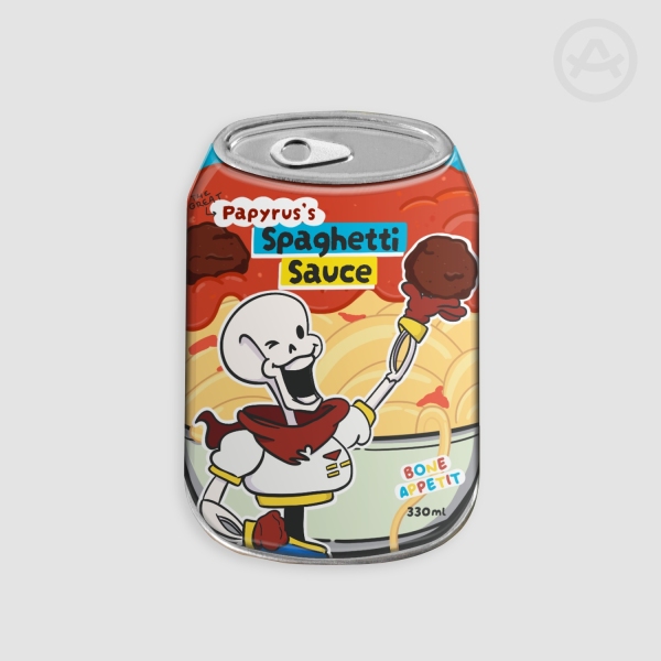 Papyrus Spaghetti Sauce Can Shaped Pin