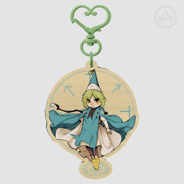WHA Coco - Wood Keychain