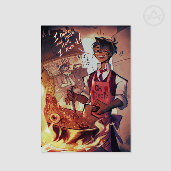 Jambalaya Cooking | Murdermedia A3 Poster