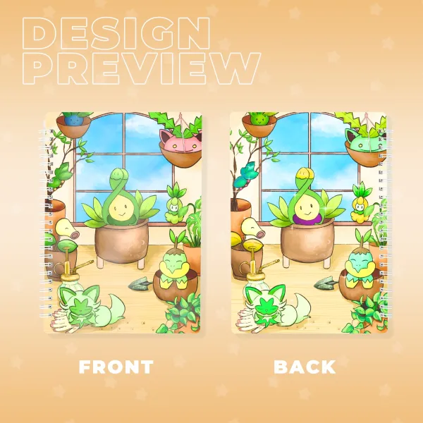 Grass Pokemon notebook