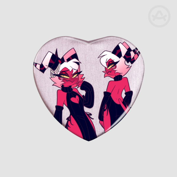 Moxxie Heart Shape Badge