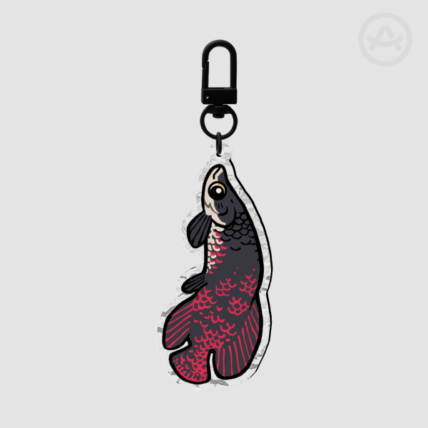 Arapaima Ripple Acrylic Keychain