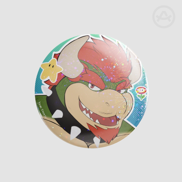 Bowser Button Pins