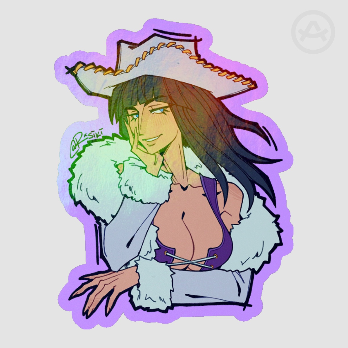 Robin Holo Sticker