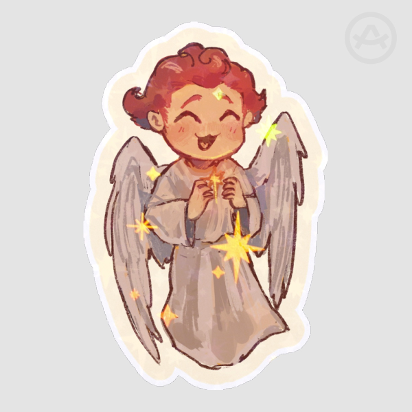 Angel Crowley Sticker