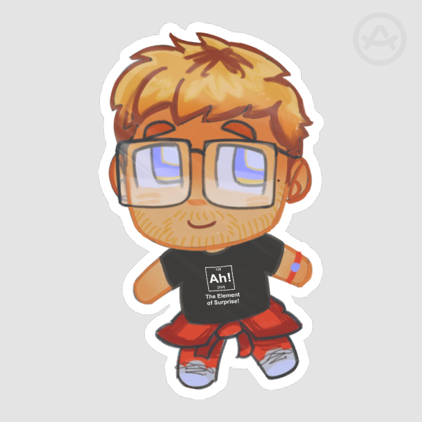 Ryland Grade sticker (Element of Surprise shirt)